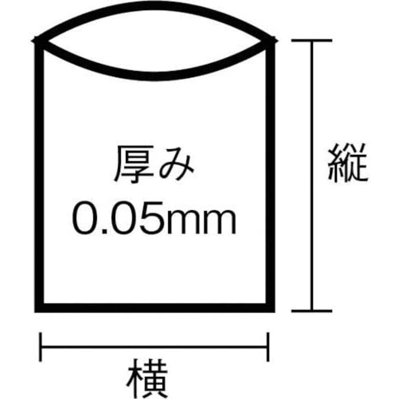 Sanipak Ultra-Thick and Strong Poly Bags, 45L, White Translucent, Thickness