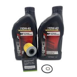 Genuine OEM Oil Change Kit For Kawasaki KX250F KX450F 2004-2025 Oil, Oil FIlter, O-Ring, Washer