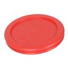 Pyrex 7202-PC Red 1 Cup Round Storage Lids 4 Pack