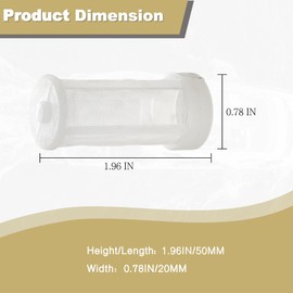 JLM MARINE 87946Q04 In-Line Fuel Filter Element for Mercury 6-60 Hp 2 Stroke Outboard Engines 87946A3 87946K04 87946Q3 18-7802