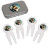 Azeeda 'Shetland Sheepdog Portrait' Golf Divot Tool/Repair Fork Gift Set