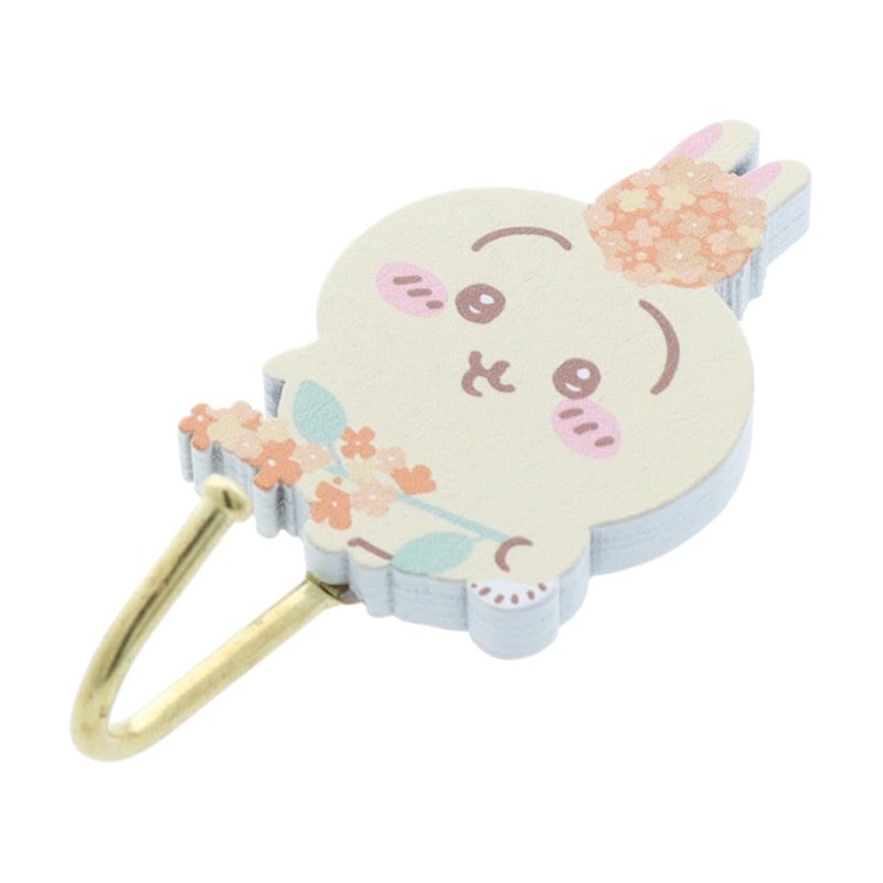 Sunstar Stationery S3623602 Chiikawa Hook, Wooden Magnetic Hook, Rabbit