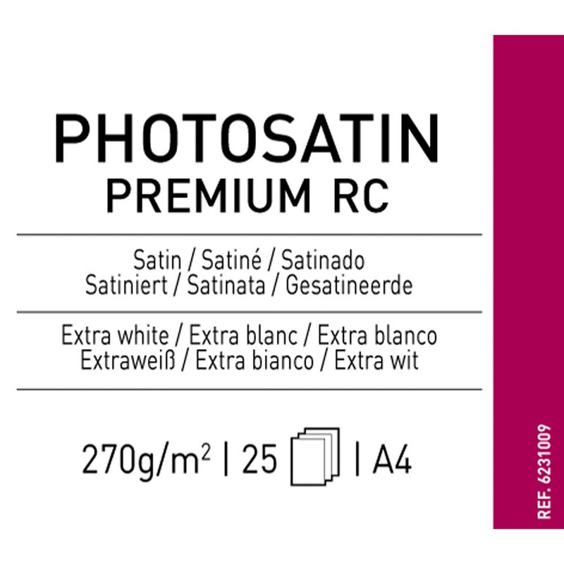 Canson 206231009 Photo Satin Premium RC Box, A4