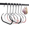 6 PCS Durable Steel Hangers Maximize Closet Space with Versatile