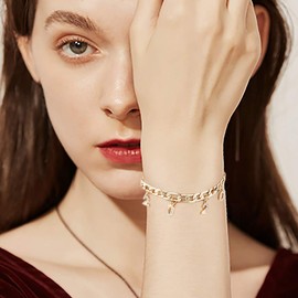 Gleamart Birth Year Number Bracelets Adjustable Anklet for Women 2020