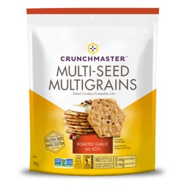 Crunchmaster Roasted Garlic Cracker, 127gm