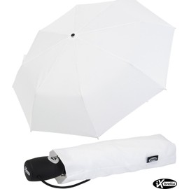 iX-brella Lightweight solid pocket umbrella with automatic open/close mechanism - mid class, White, Automatic pocket umbrella