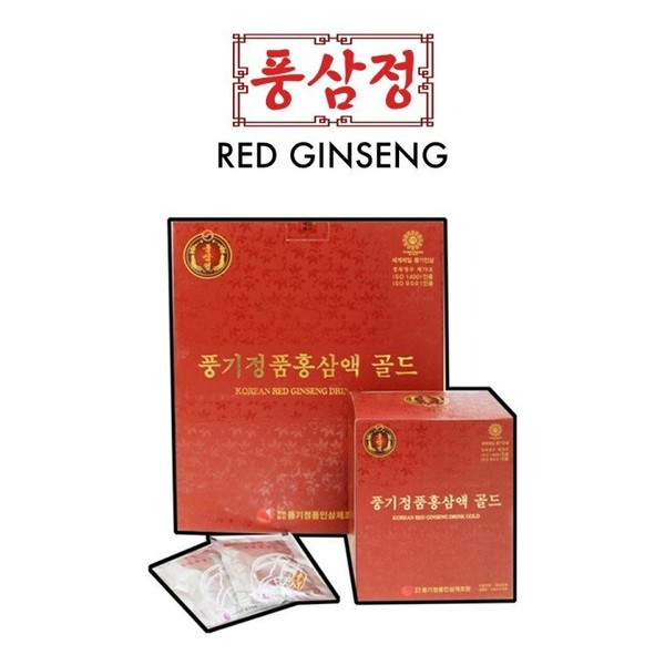 Poongsamjeong genuine red ginseng liquid gold 60 packs 100ml / 풍삼정 정품홍삼액골드 60팩 100ml