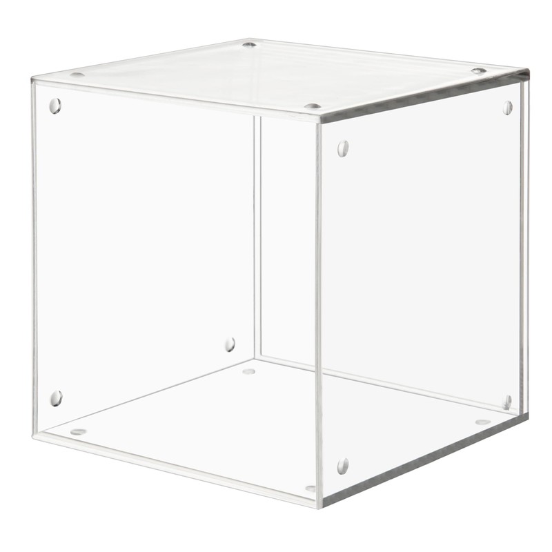 STORi Stackable Clear Plastic CD Organizers (2 Pack) Cube Jewel