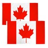Canada Flag Set, 3x5 Feet Each, Pack of 2, Polyester
