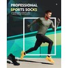 BOOM Prime 6 Pack Men Cushioned Ankle Running Socks –