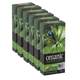 bean ground & drunk carton Organic Fairtrade Coffee Classic 60 aluminium capsules
