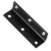 TA-VIGOR Heavy Duty L Brackets, 22x22x80mm Black Stainless Steel Corner