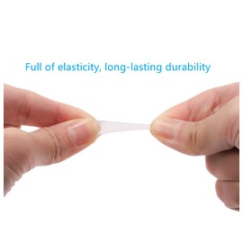 NORHOR 6 Pairs Anti-Slip Ear Hook Grip Glasses Accessories Ear Hook Eyeglass Temple Tip for Sunglasses and Glasses.(Transparent)