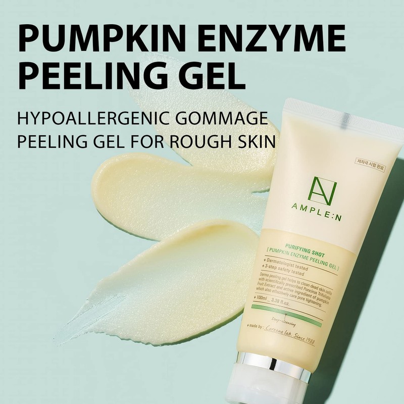 CORÉANA AMPLE:N Purifying Shot Pumpkin Enzyme Peeling Gel - Exfoliating