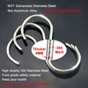 Anzhee S Hooks, Shooks for Hanging, Kitchen Hooks, S Shaped