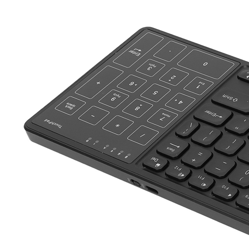 Wireless Keyboard Numeric Touchpad 2.4Ghz Wireless Portable RGB Backlit Plug