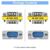 ENUODA 2 Pack Gender Changers 9 Pin Male to Male