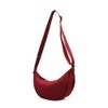 Nylon Crescent Crossbody Bag for Women – Lightweight Slouchy Hobo