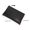 Fireproof Document Bag Portable Waterproof 800℃ High Temperature Resistant Zipper