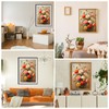 DPIDEA Flower Diamond Painting Pictures for Adults Beginners, 5D Diamond