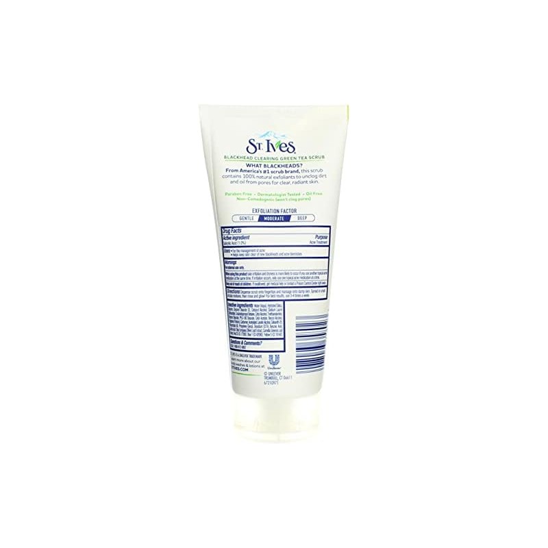 Exfoliante Facial St. Ives Té Verde Puntos Negros 6 oz