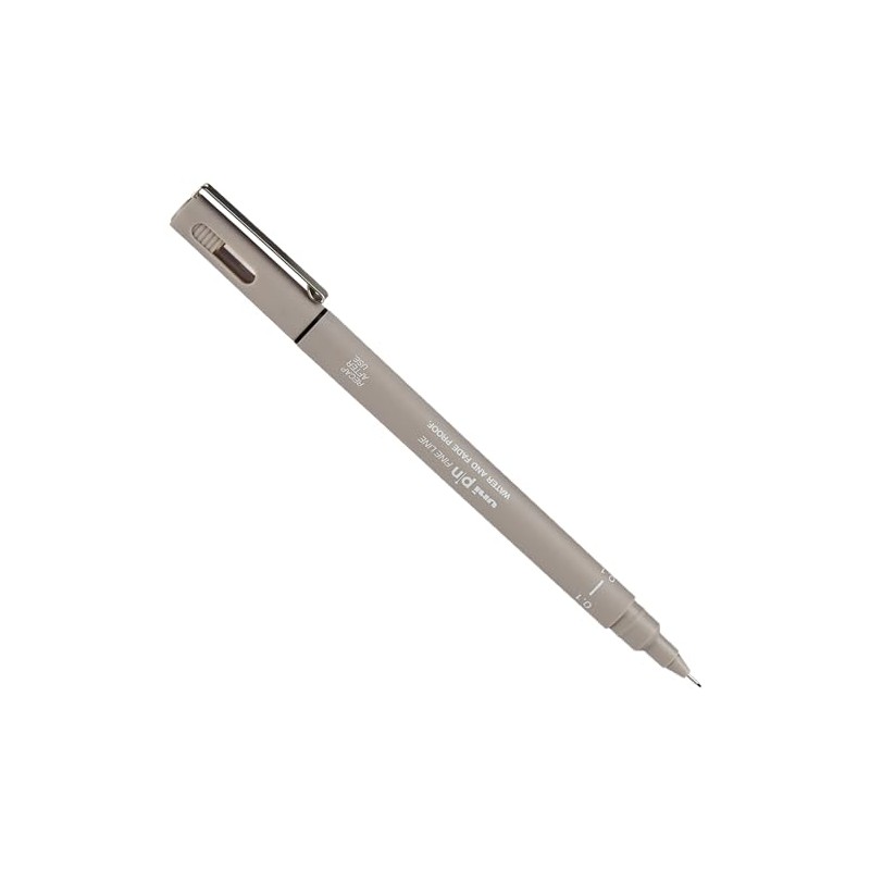 0.1mm Light Grey Pine Felt Tip Pen