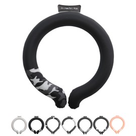 monochroice Cool Ring, Cool Neck Ring, Heatstroke Prevention, Heat Prevention (Camouflage, Large)