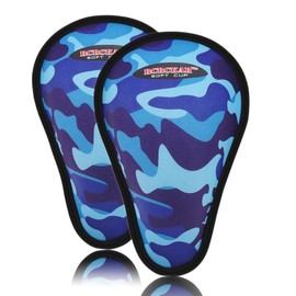 RCRCKAR 2-Pack Protective Athletic Soft Foam Cup Youth Sized Ages 7-11 Kids for Baseball, Football, Lacrosse（Blue）