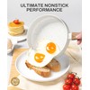 MICHELANGELO Small Frying Pan Nonstick - 6 Inch Single Egg