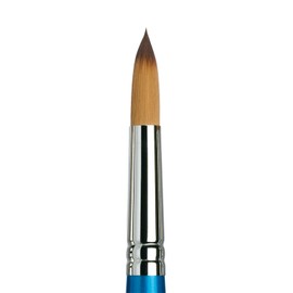 Winsor & Newton Brush, Wood, Transparent, No 16 -. 11.5 mm, round - brush, short handle