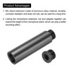 sourcing map 1 Set Microphone Stand Extension Tube 5/8 Thread