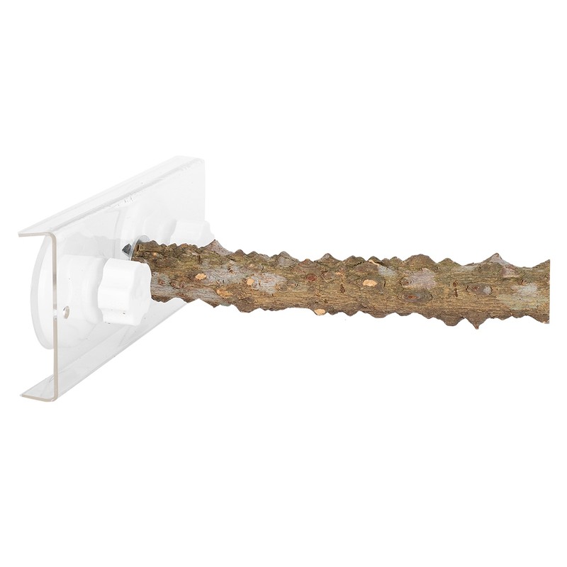 20CM Pet Bird Shower Standing Rod Parrots Outdoor Portable Wood