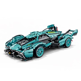 Chodia Race Car Building Blocks Kit -1:14 Supercar Model Set STEM Construction Toys Collectible Sports Blue Vehicle Brick Ideal Display Birthday Gifts for Boys Teens and Adults Age 8-12, 14+ (981 PCS)