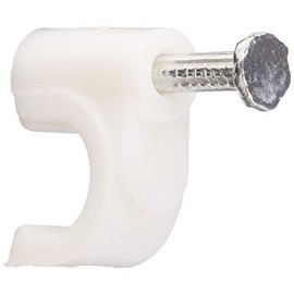 iMBAPrice Cable-Clip White RG6 (100 pieces per bag). Cable Management, Cable Management