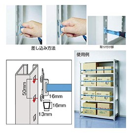 TRUSCO(トラスコ) M3型棚用落下防止ベルト W1200用 樹脂バックル MM-RB1200-J