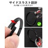 TIMULTI Titanium Key Holder Ring Lightweight Side Pushing Design 4