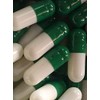 Empty Gelatin Capsules Size 4 Green/White* (500)