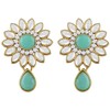 Aheli Kundan Pearl Choker Multi Layered Collar Aretes Set Joyería