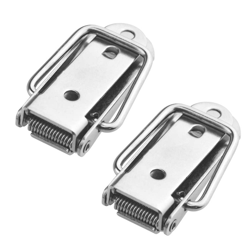 WMYCONGCONG パッチン錠 6個入り 304 ステンレススチール トグルラッチ 全長90mmパッチン錠掛け金 引き出しラッチ キャビネットラッチ バックル