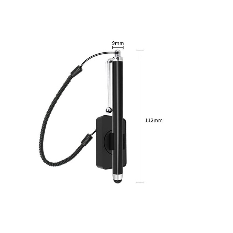 DearJapan Bike Touch Pen Rotatable Coil Strap Cord Holder Set
