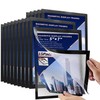 Nellvita 15 Pcs Magnetic Signs Holder, for 5" x 7"