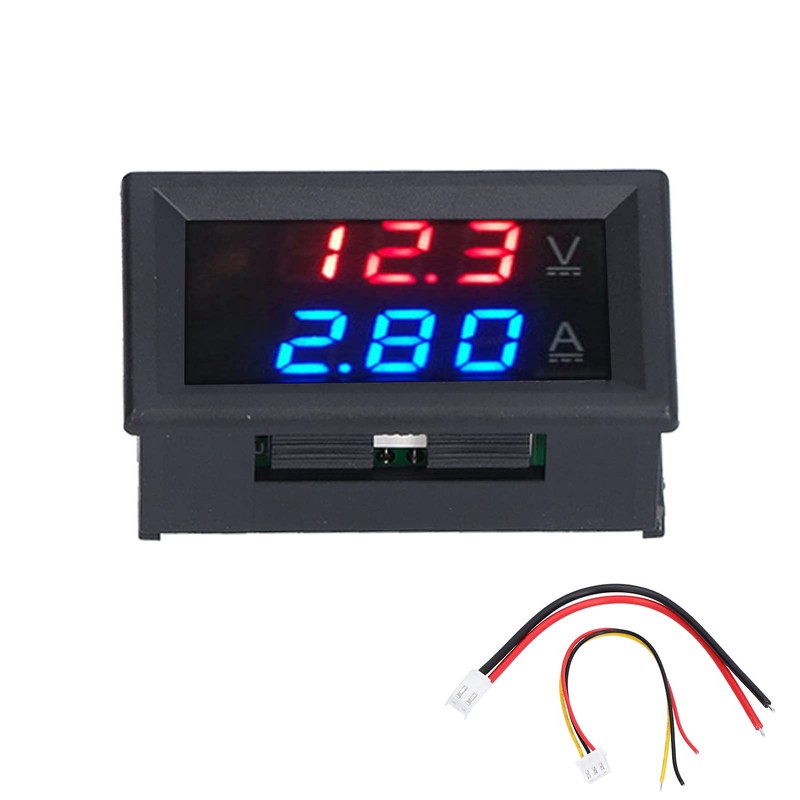 Voltímetro Amperímetro, multímetro Panel Equipo eléctrico Medidor Alcance DC 0V-100V