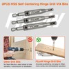 FiLwW Self-Centering Drill Bit Set, CC2430 3/32", 7/64", 9/64" Self