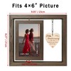 25th Wedding Anniversary Wood Photo Frame Gifts Silver Anniversary for