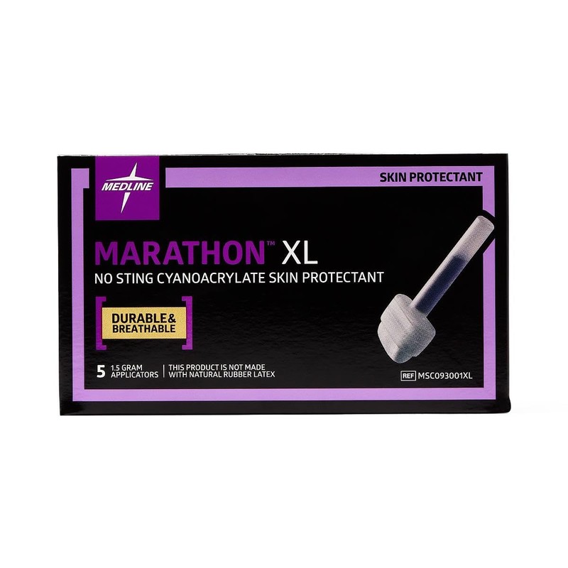Medline Marathon Liquid Skin Protectant, XL, 1.5g applicator. 5 Per