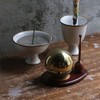 Tamayurarin 0.6 inch (1.8 cm) Set of 3 "Purple Sandalwood"