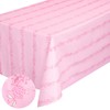 xo, Fetti Romantic Party Romantic Pink Tablecloth | 9' x