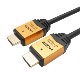 HORIC High Speed HDMI Cable for 4K, 3D, HEC, ARC golden