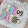 Luxury embo handmade nail tips - Oval / 럭셔리 엠보